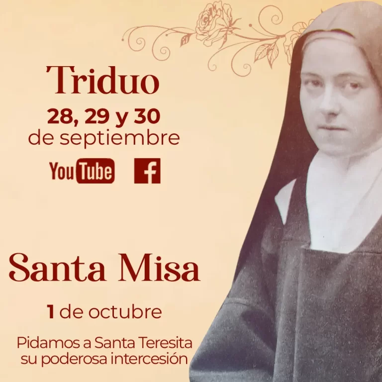 triduo santa teresita